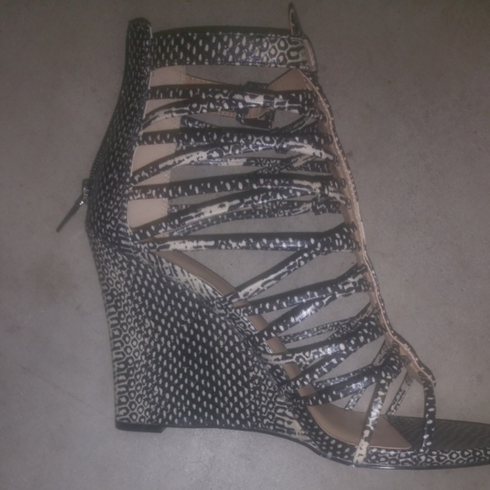 Strappy Wedge Heel Sandal